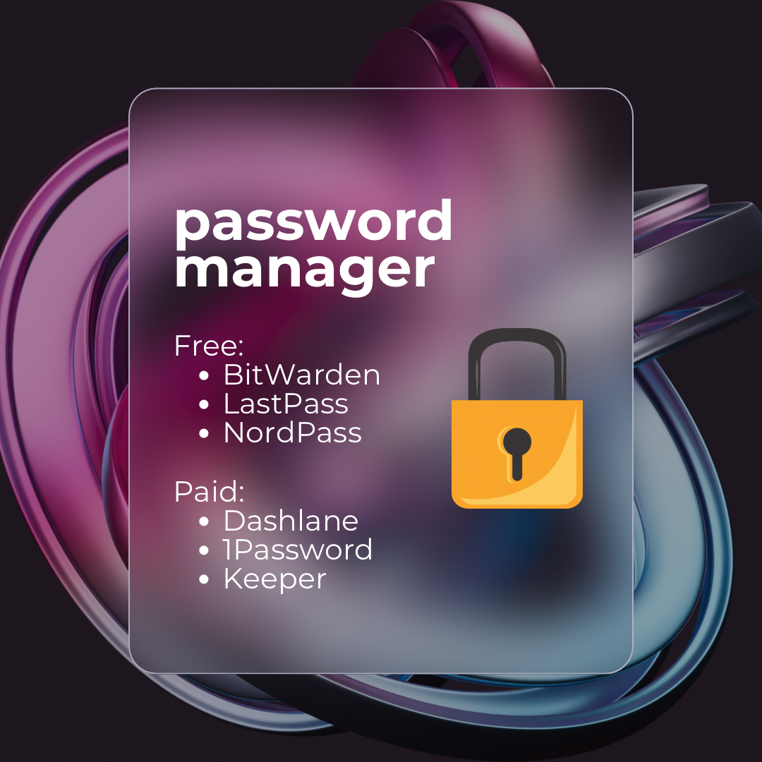 3. Password Manager